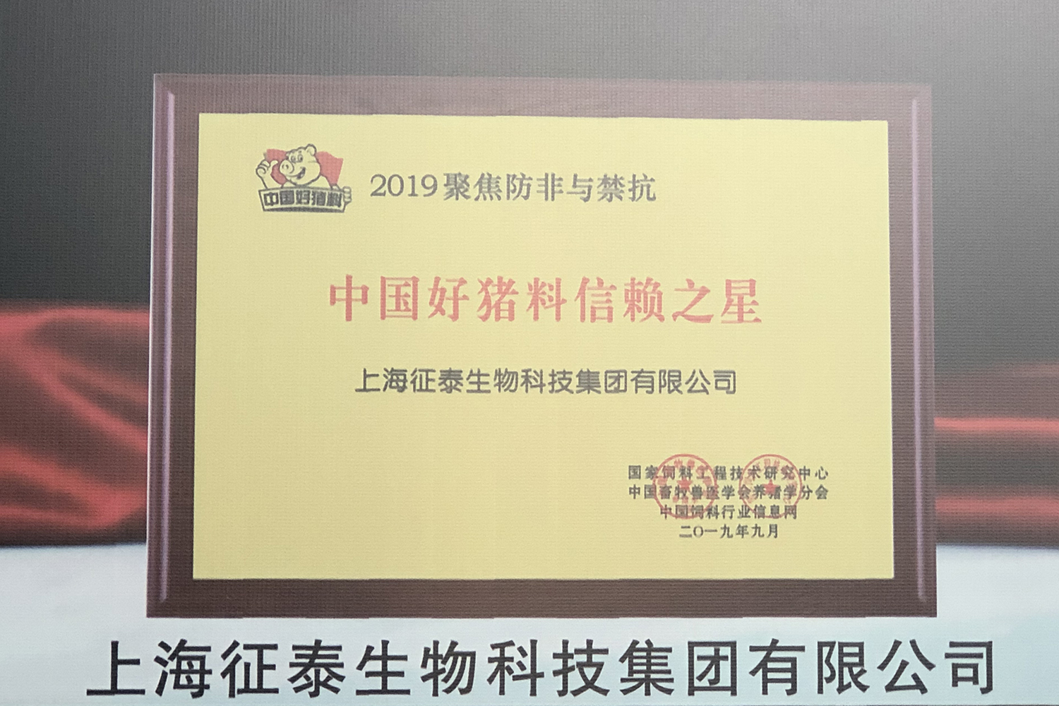 中國(guó)好豬料信賴之星